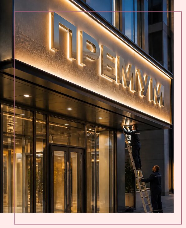 Световые объемные буквы в Домодедове от 6842 р. | Аванза-Дмд